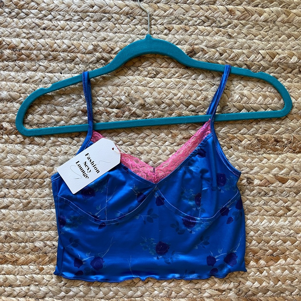 Y2K Satin crop top